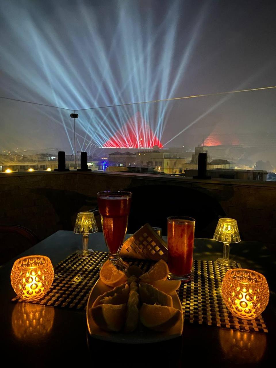 Aziz Egypt Pyramids View Hotel Kafret el-Gabal Eksteriør billede